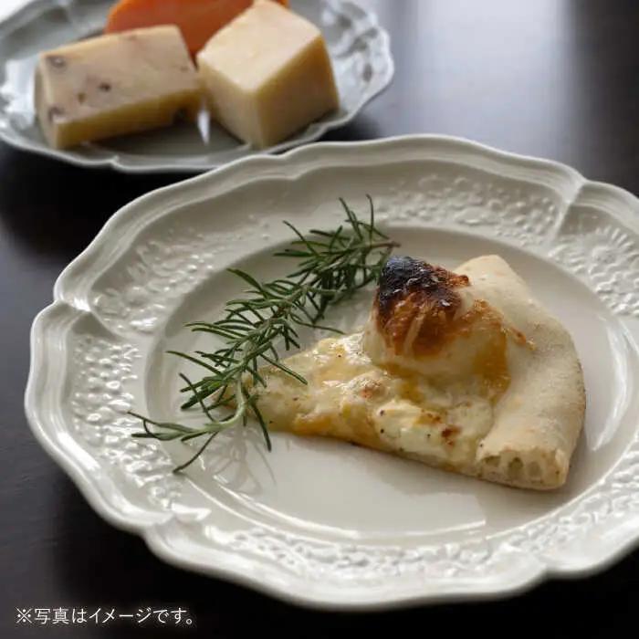 【波佐見焼】ombre de fleur ブーケプレート ミルキーホワイト 2枚セット 食器 皿【翔芳窯】[FE349]