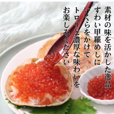 ふるさと納税 紋別市 いくら醤油とずわい甲羅めしセット | 山わさび付 |  | 01