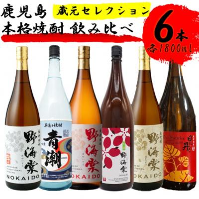 ふるさと納税 薩摩川内市 蔵元セレクション・鹿児島の本格焼酎 1800ml×6本セット GS-503