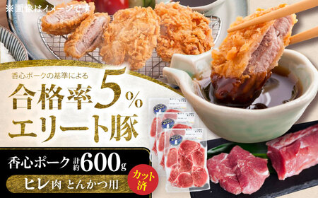 ヒレ肉 とんかつ用 計約600g  BHAH010 ヒレ