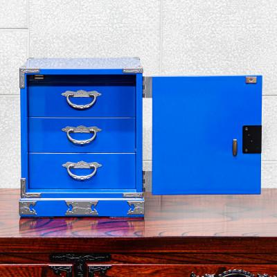 ふるさと納税 利府町 仙台箪笥 舟箪笥 藍色漆塗り |  | 02