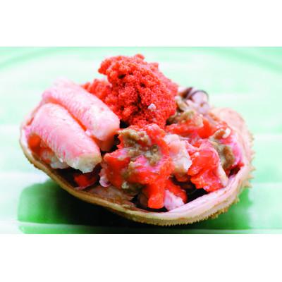 ふるさと納税 鯖江市 【11月6日漁解禁】福井冬の味覚!　越前がに800〜900g1杯 &せいこがに甲羅盛 5個 |  | 01