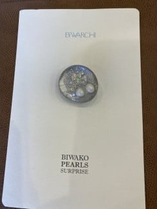 琵琶湖パール入りブローチ「BIWARCHI（ビワーチ）」ふるさと納税限定セット　カラー／シルバー