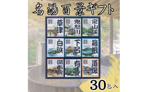 名湯百景　入浴剤　30包入