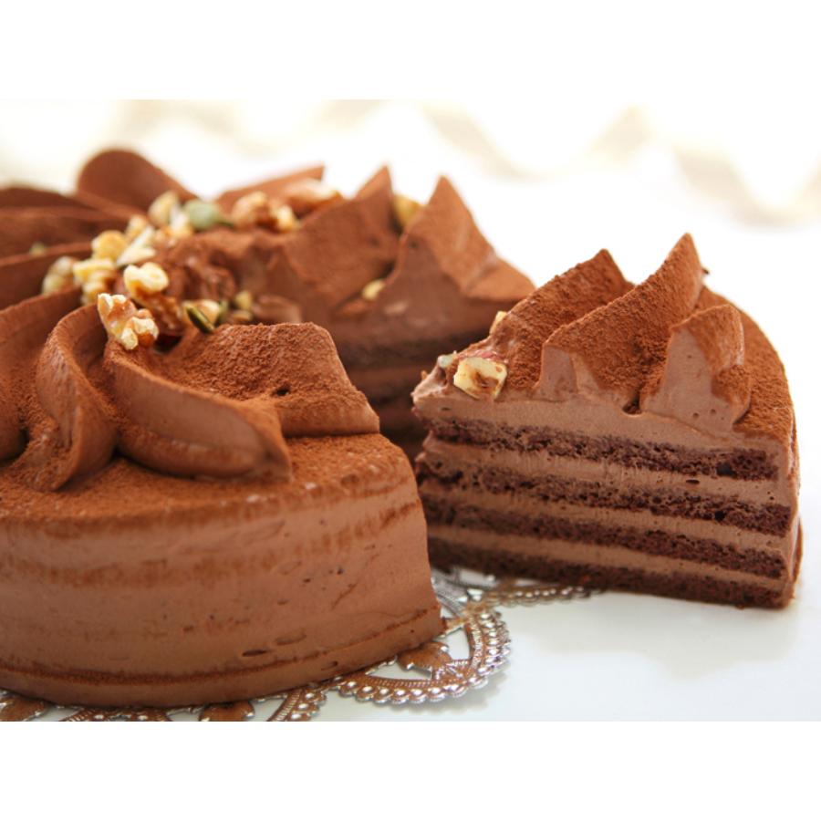 ＜スイートますや＞生チョコケーキ 『フラワーショコラ』（5号サイズ）