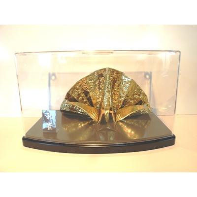 ふるさと納税 唐津市 板金工芸　一枚の平板から作る　黄金孔雀(単品)