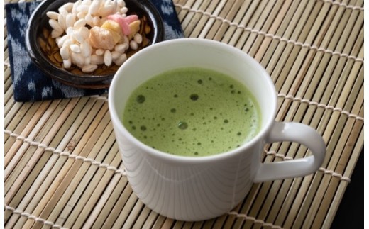 お茶屋さんのおいしいお茶「井上青輝園」の抹茶とグリーンティーセット