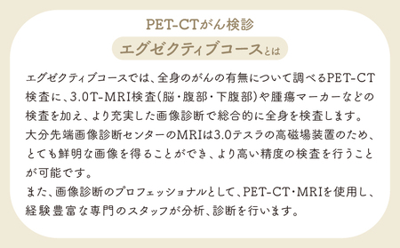 PET-CTがん検診【エグゼクティブコース】(MRI 3部位、腫瘍マーカー付き)_B181-001