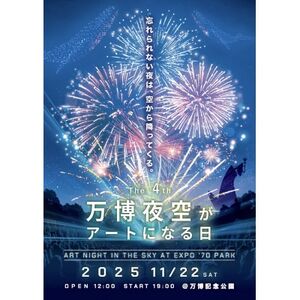 第4回万博夜空がアートになる日 花火鑑賞チケット ダイナミックシートペア(大阪北摂エリア共通返礼品)【1673635】