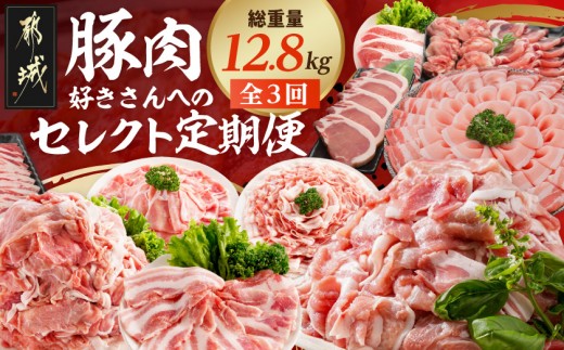 
                  【☆セレクト定期便☆】豚肉好きさんへの定期便(3ヶ月)2月・4月・6月お届け≪2027年お届け≫_T52-3-S003_(都城市) 宮崎県 豚肉 どんぐりの恵み豚 小間 とんかつ しゃぶしゃぶ 炒め物
                
