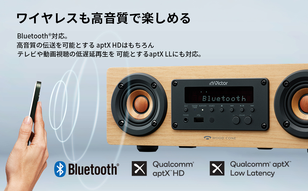 Victor コンパクトコンポーネントシステム EX‐DM10【提供再開】