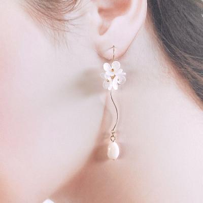 ふるさと納税 長岡京市 Agaroハンドメイド誕生石のピアス&ネックレス(ピンクオパール) おまかせデザイン2点SET |  | 02