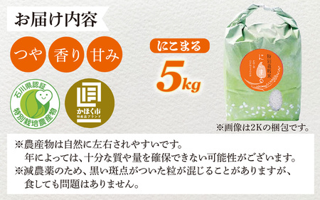 【令和8年産】  にこまる 5kg 【2027年2月配送】 |  にこまる 白米