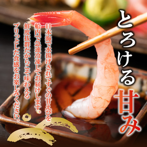 兵庫県産 天然 甘エビ 刺身用 計500g 250g×2パック（1パック15尾入り）海老 えび 10-12