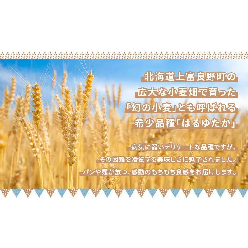 上富良野町産 強力粉 (はるゆたか) 3kg[1kg×3P]自社農園産 小麦 国産 パン ベーグル ピザ ドーナツ 強力小麦粉 小麦粉 北海道 上富良野町