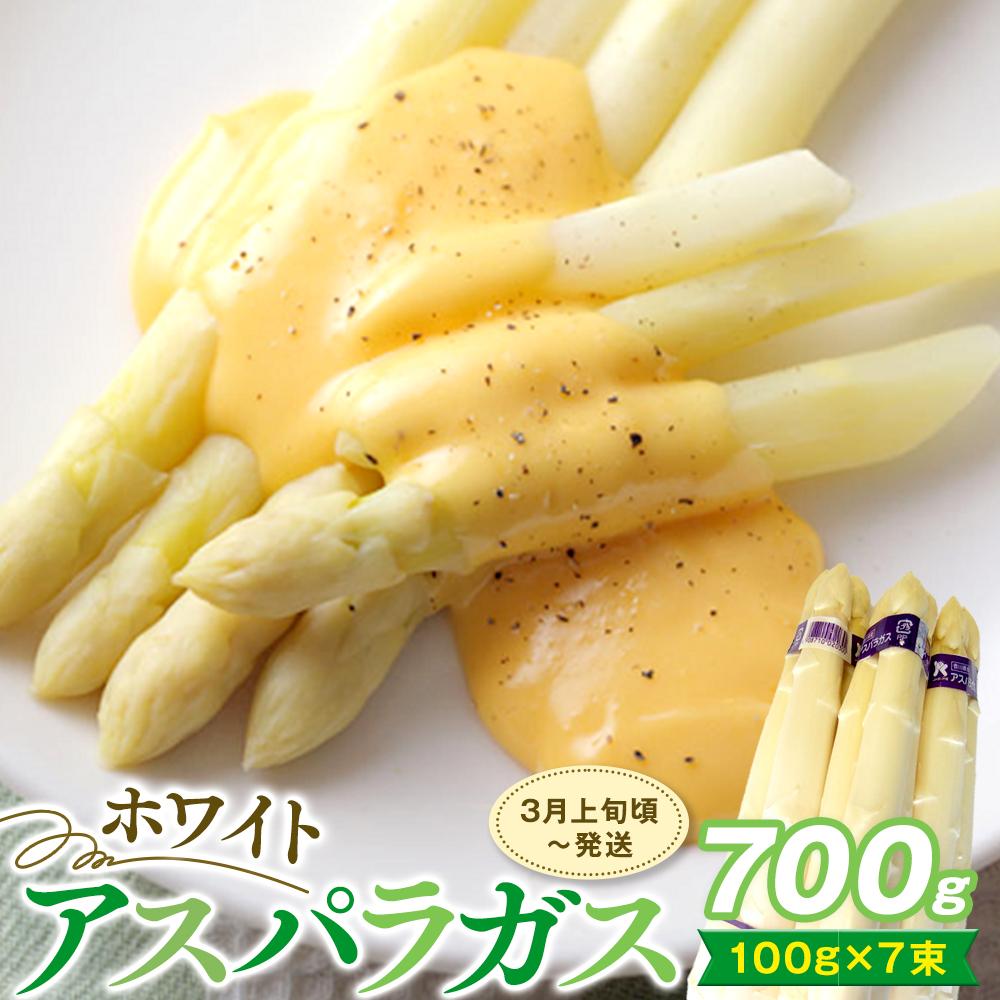 【ふるさと納税】【3月上旬頃～発送】ホワイトアスパラガス 700g