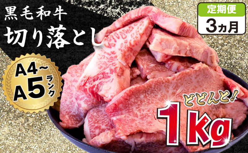 
定期便 3回 黒毛和牛 切り落とし 1kg A4ランク以上 阿波華牛 和牛 牛肉 ぎゅうにく 牛 ぎゅう うし 肉 ビーフ ロース すきやき しゃぶしゃぶ 焼肉 BBQ アウトドア キャンプ ギフト プレゼント 贈答 お取り寄せ グルメ おかず 惣菜 おつまみ 弁当 日用 冷凍 小分け 送料無料 お祝い 誕生日 記念日 徳島県 阿波市 肉の北海
