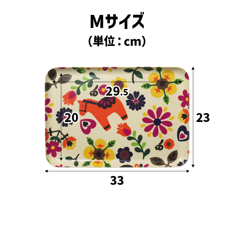 TATSU-CRAFT マグネットトレー M 33cm ポルカ すべり止め付き ［Tk1091］DA90820_イメージ2