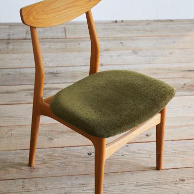 ふるさと納税 富田林市 Cordial Dining Chair BRフレーム モケット クリンプオリーブ【SWOF】 |  | 01