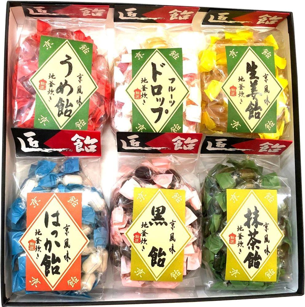 【飴匠さわはら】京飴／京風味6入りセット［ 京都 スイーツ あめ アメ フルーツドロップ おいしい 人気 おすすめ お取り寄せ お菓子 和菓子 ］