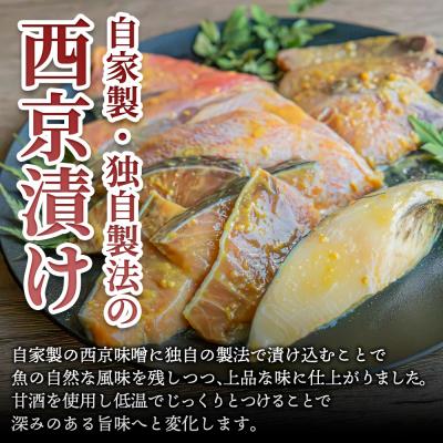 ふるさと納税 田野町 【四国一小さなまち】魚の西京漬け 5種食べ比べ(銀たら+鮭+おまかせ3種)セット　計20袋 |  | 02