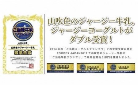 黒川温泉発　山吹色のジャージーヨーグルトセット　【FOODEX JAPAN 2017 最高金賞受賞】