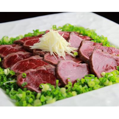 ふるさと納税 御船町 国産赤身馬刺しタタキブロック320g