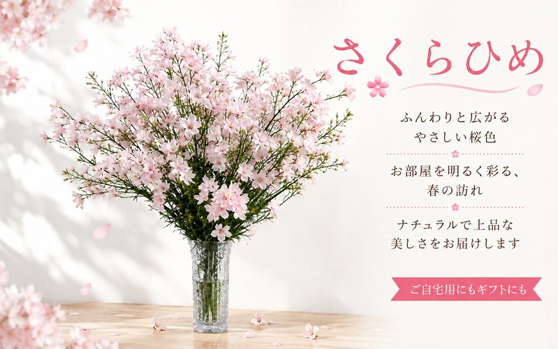 
                  さくらひめ 生花 花 約7株 ギフト 母の日 愛媛県 愛南町 門田園芸
                