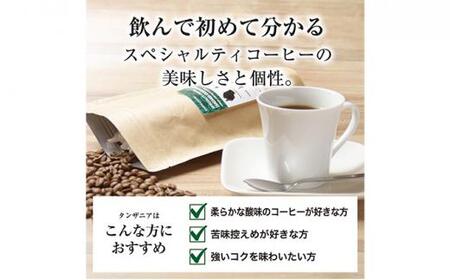 珈琲 スペシャルティーコーヒー豆【豆のまま】タンザニア・キリマンジャロ キゴマ キボー ディープブルー AA 600g