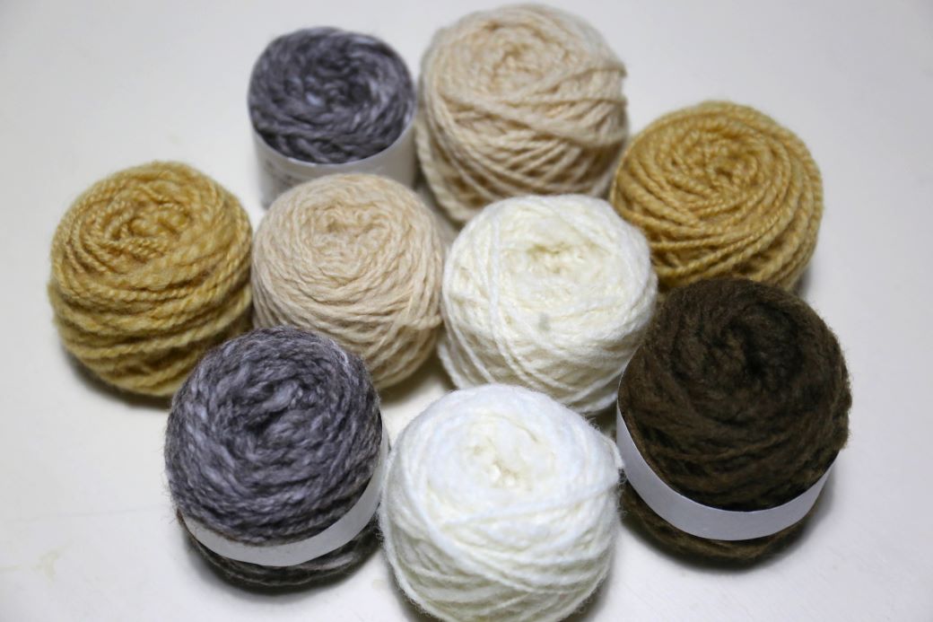 【ふるさと納税】手つむぎ毛糸 ミニマフラー 製作キット ナチュラル色セット《厚真町》【tenna+】 手つむぎ 手紡ぎ 手紡ぎ毛糸 毛糸 ウール 羊毛 手芸 手づくり ハンドメイド 北海道 [AXAY001]