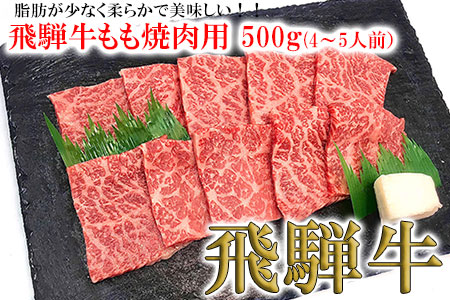 菊の井 飛騨牛モモ焼肉 500g（4～5人前）赤身 牛肉 国産 もも 焼き肉【70-4】【冷凍】