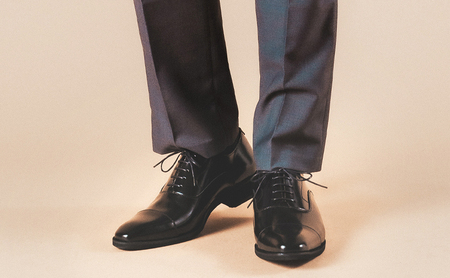 ビジネスシューズ 革靴 メンズ ヨーロピアンカーフ 本革 紳士靴 日本製 ストレートチップ 内羽根 紐 レースアップ 牛革 メンズシューズ No.CA1010 ブラック 30.0cm