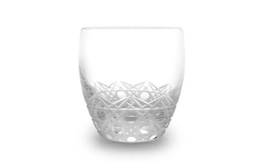 浅草切子 KANA KURITA「水晶ぐい呑み 籠目」木箱入り| 切子 花切子 切子ガラス ガラス工芸 グラス ガラス コップ 手作り ぐい呑み 家飲み 酒器 ハンドメイド 手作り ギフト 贈答 プレゼント