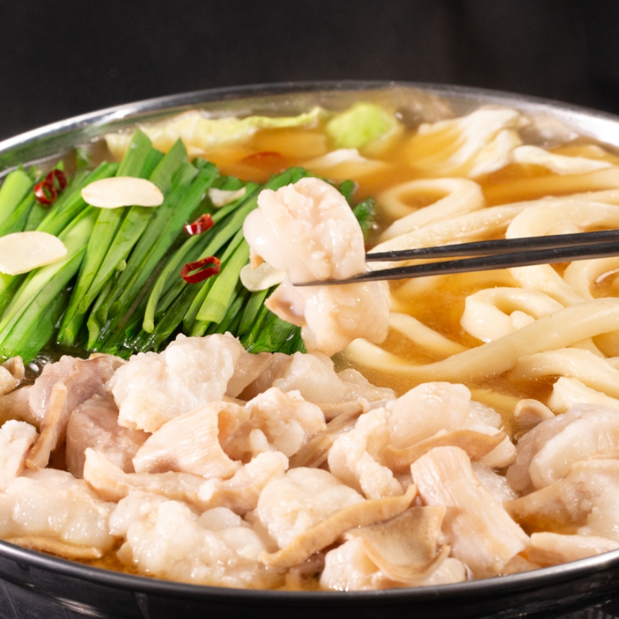 松阪牛もつ鍋（伊勢うどん付）3～4人前