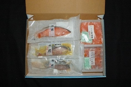 【北海道根室産】[鮭匠ふじい]鮭といくらの味覚尽くし B-42001