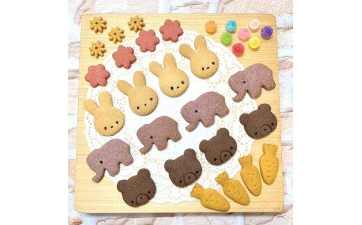 クッキー缶とかわいい焼菓子7点セット