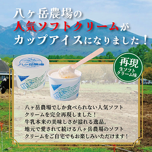 八ヶ岳農場 バニラ＆生ソフトクリームアイス 味比べセット　各6個・2種類(合計12個)【配送不可地域：離島】【1600512】