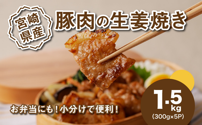 
            簡単調理 宮崎県産豚肉の生姜焼き 1.5kg K16_0146
          
