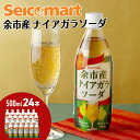 【ふるさと納税】セコマ 北海道余市産 ナイアガラソーダ 500ml 24本入 Secoma クリスマス パーティー ノンアルコール 炭酸飲料 ナイアガラ 微炭酸 北海道産 北海道 余市町 送料無料