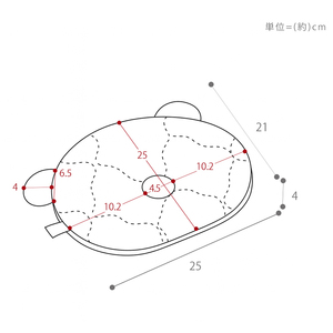 ベビーピロー  Peek-a-boo(ピッカーブー) ホワイト