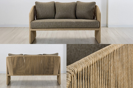 ソファ バーネスト SOFA アルミニウムフレーム エコレーンファイバー