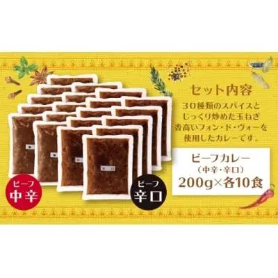 Z27-06 みろくのカレー20食（中辛10食・辛口10食） カレー