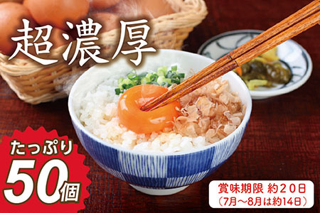 ミネラルを豊富に含んだ越前赤玉子50個（45個＋卵割れ補償5個）