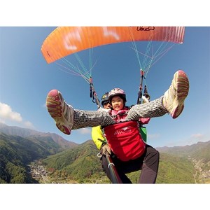 パラグライダー体験タンデムフライト　1名様