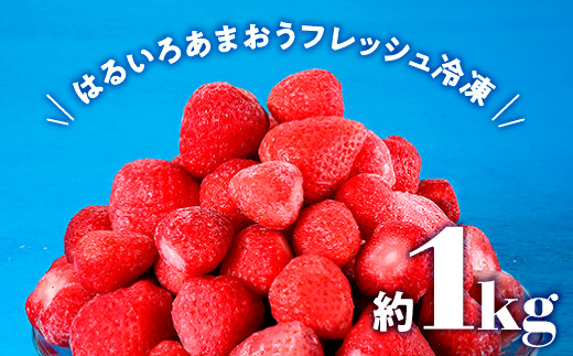 あまおうをフレッシュ冷凍した「冷凍あまおう」