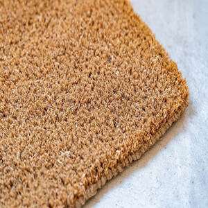 ［2枚組］ココヤシ玄関屋外泥・砂落としカルナマット（L）600×900mm