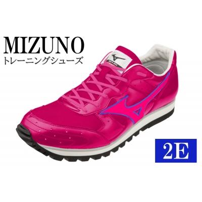 ふるさと納税 宍粟市 ミズノトレーニングシューズBUILT　TRAINER【ローズピンク×フラッシュピンク2E】 AO35