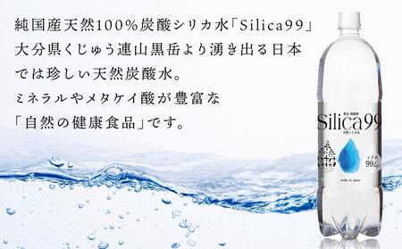 天然炭酸水Silica99　500ml×24本 【シリカ シリカ水 天然シリカ 天然炭酸水 炭酸水 炭酸 炭酸飲料 微炭酸 人気 おすすめ 湯布院 由布院 ゆふいん】