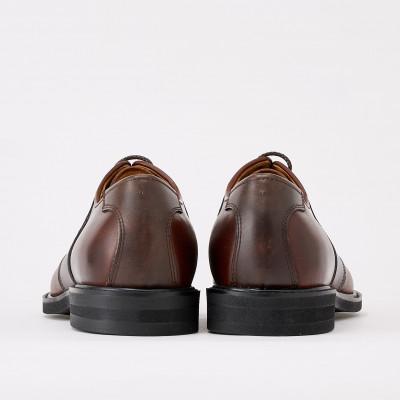 ふるさと納税 大和郡山市 奈良木型の靴　NARA　ROMAN〈ナラロマン〉NR-2376　BR　27.5cm |  | 02