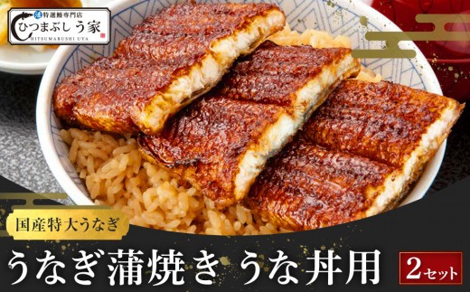 
                  国産特大うなぎ蒲焼き（うな丼用２セット） | 土用の丑
                
